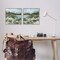 Stupell Industries Vivid Impressionist Landscape 2pc Framed Giclee Wall Art Set Design by June Erica Vess